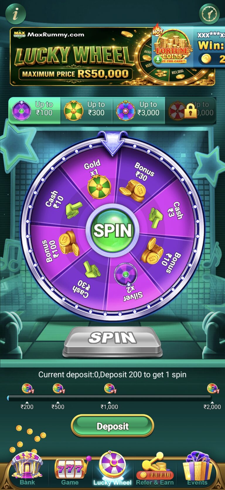 SPIN BONUS
